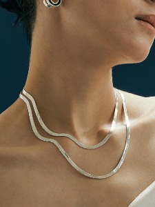 Moi 4st Snake Chain Necklace05