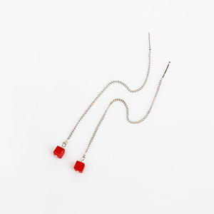 COLOR CUBE CHAIN EARRING [DL15FWER05MTF]   
